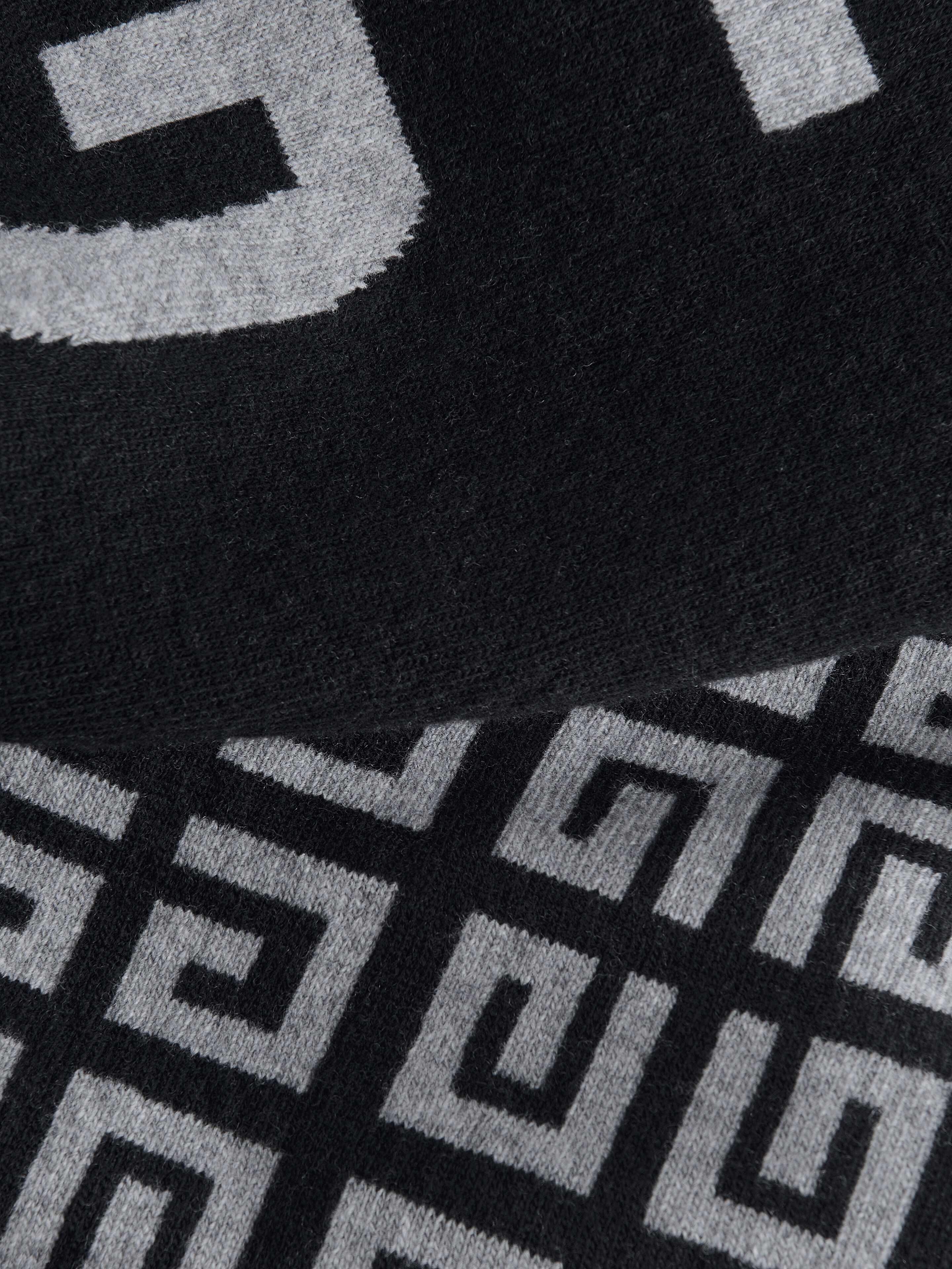 GIVENCHY 4G DOUBLE SIDED SCARF IN WOOL AND CASHMERE - 3