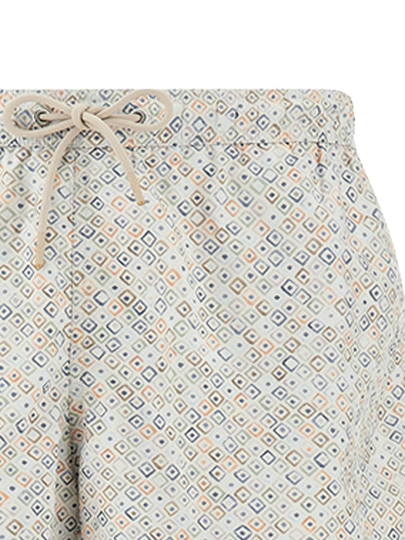Paul & Shark Geometric Watercolor print swim shorts outlook