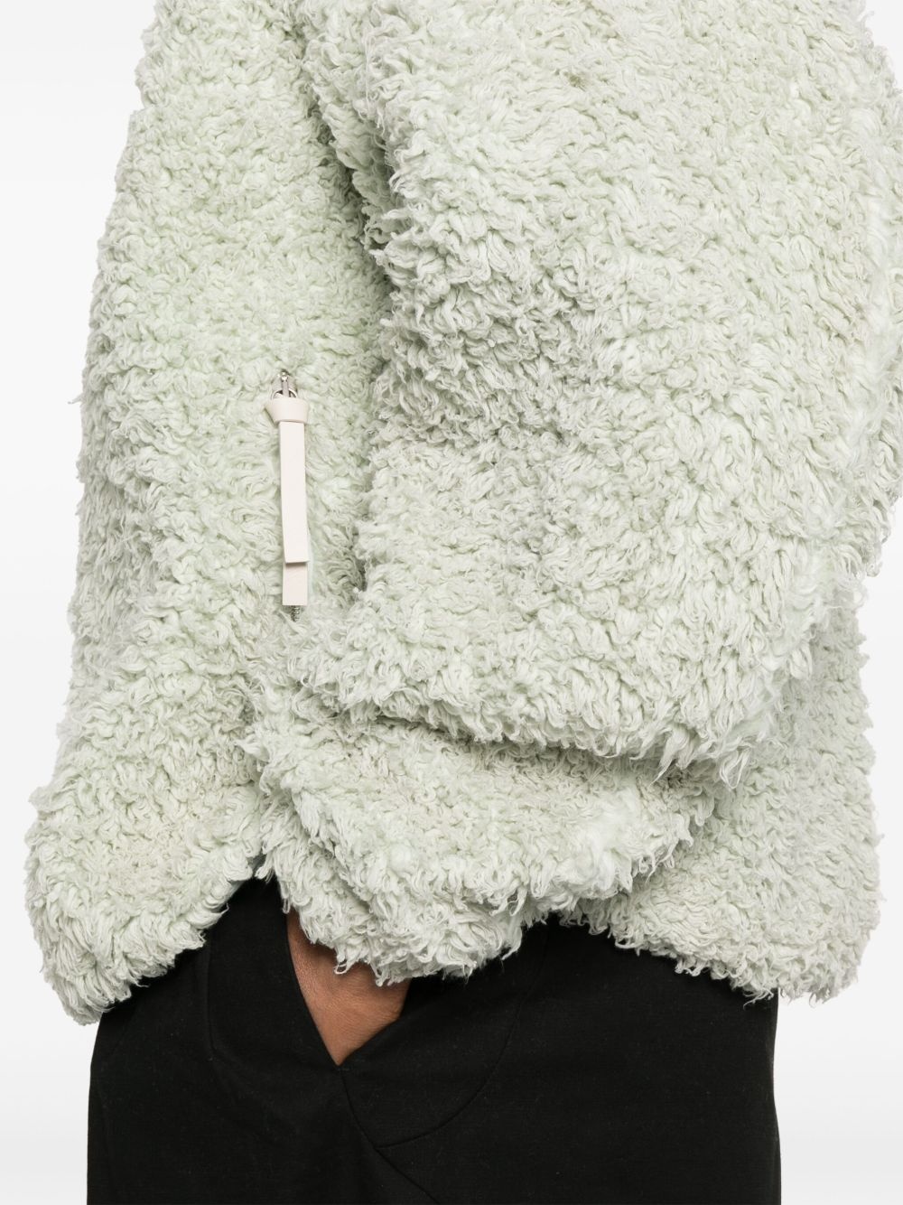 cotton fleece jacket - 5