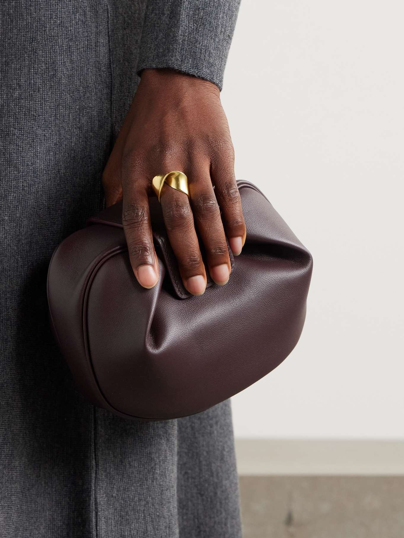 Soft Demi leather clutch - 2