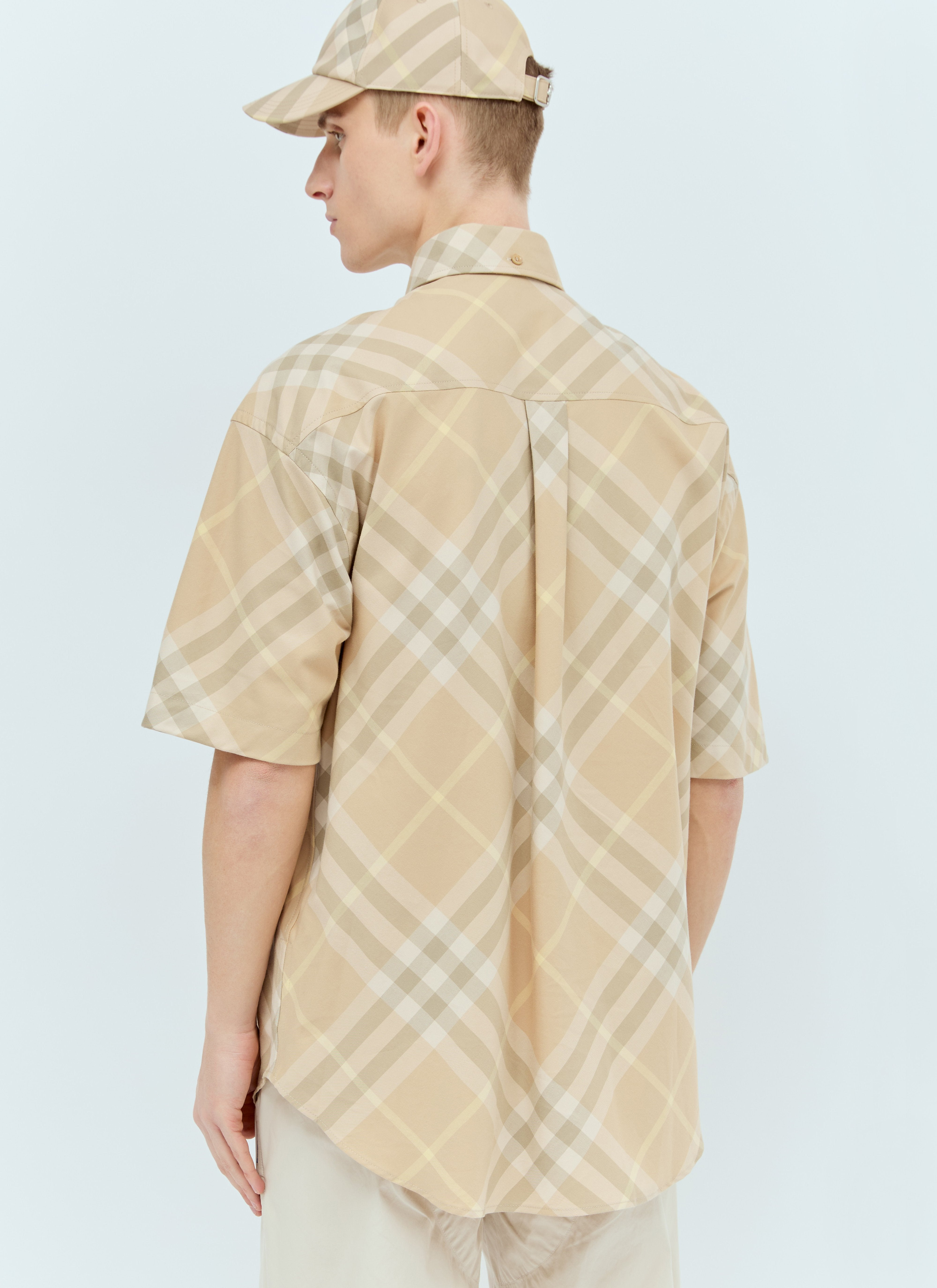 Burberry Men Check Short-Sleeve Shirt - 3
