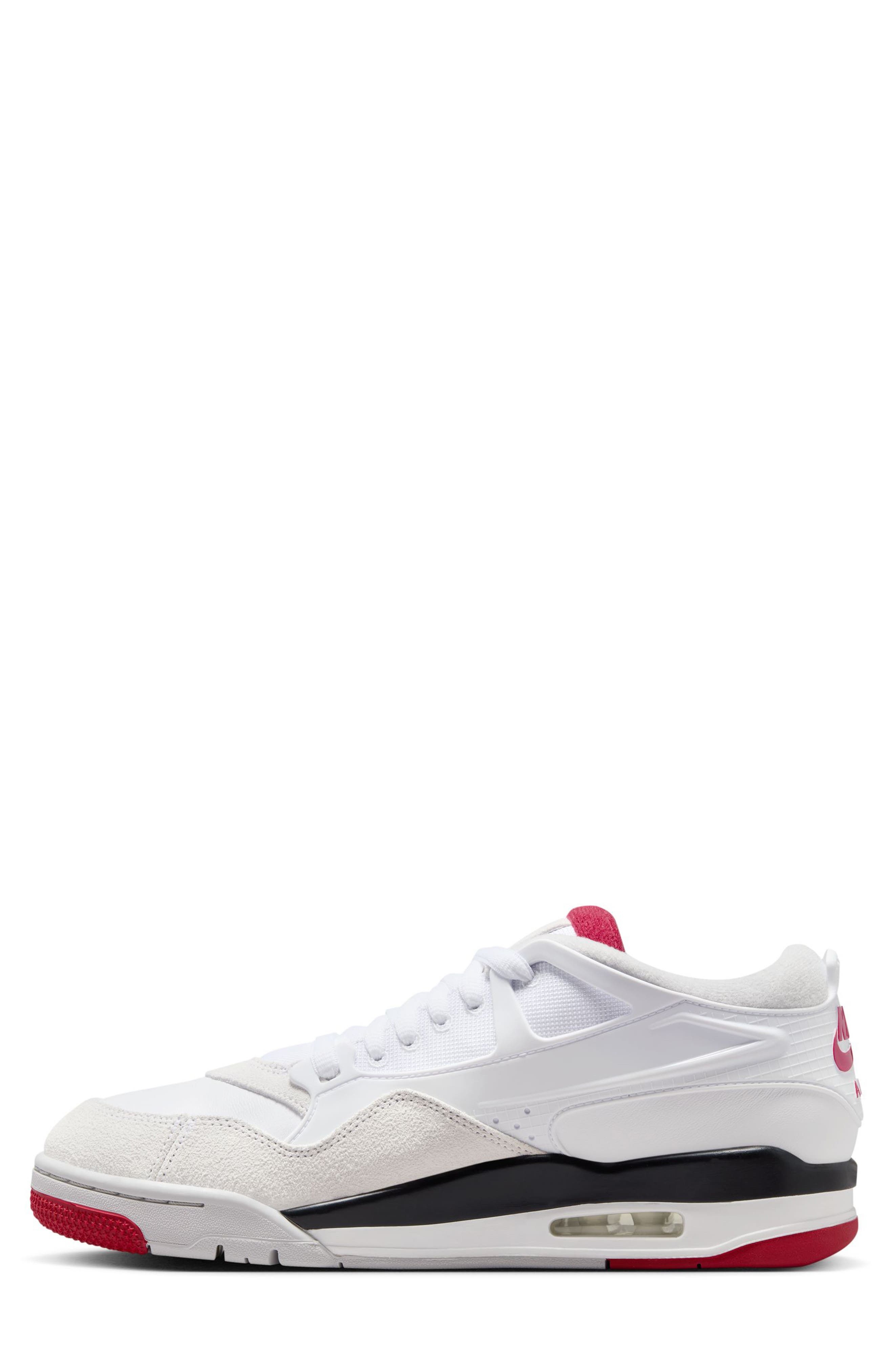 Air Jordan 4 RM Sneaker in White/Varsity Red/Black at Nordstrom - 6