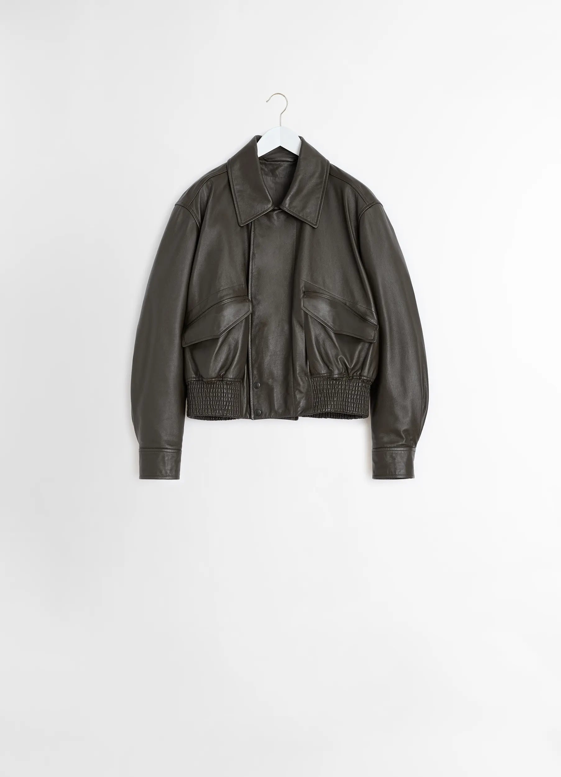 Lemaire DOUBLE LAYER BLOUSON WITH RIB | REVERSIBLE