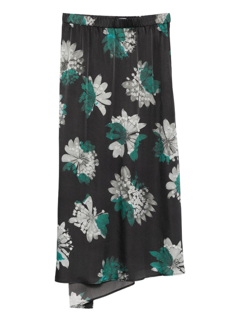 christian wijnants Sobat floral slit skirt outlook