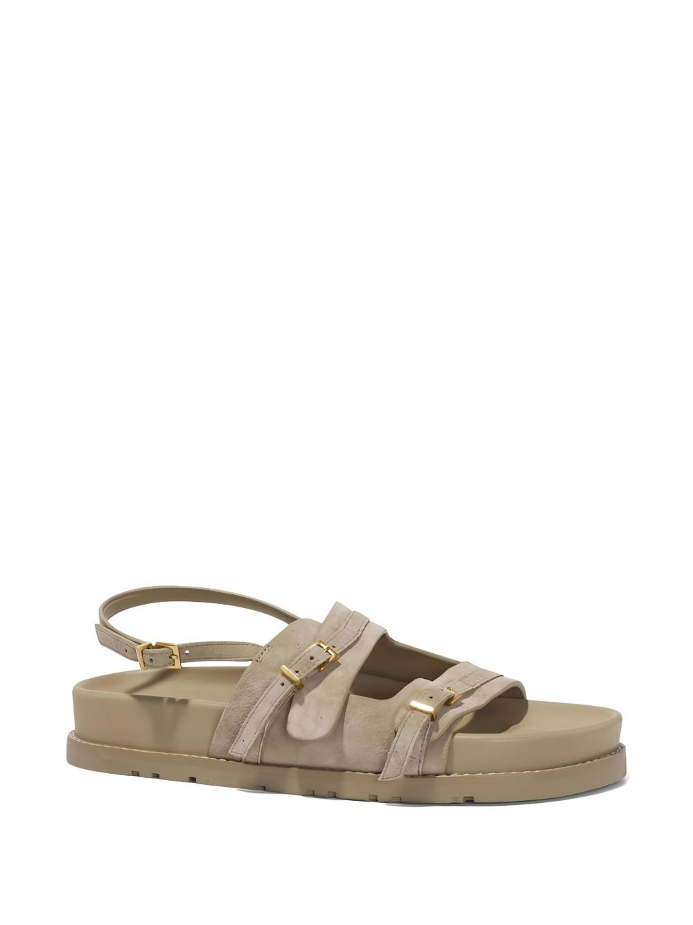 Carey buckle-strap suede sandals - 2