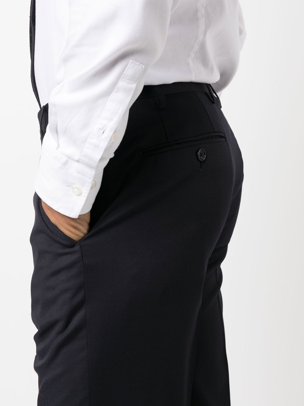 single-breasted virgin-wool suit - 6