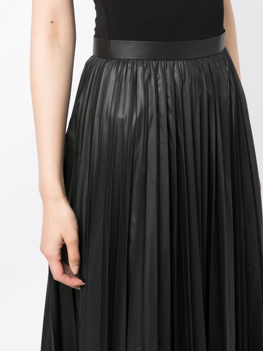 high-waist pleated skirt - 5