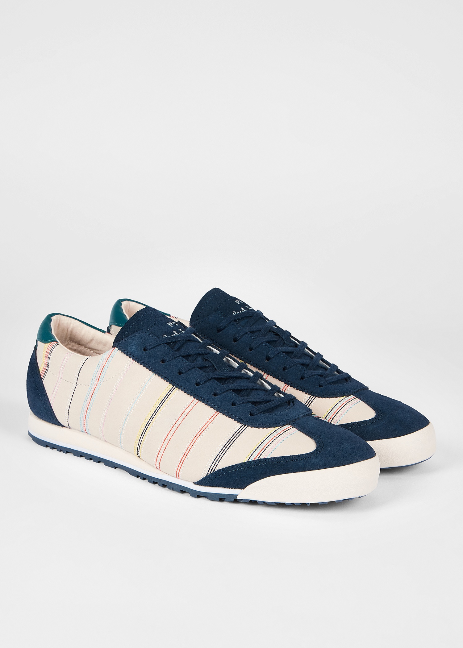 Embroidered Stripe 'Mestre' Trainers - 4