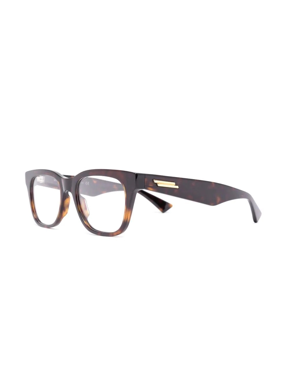 tortoiseshell square-frame glasses - 2