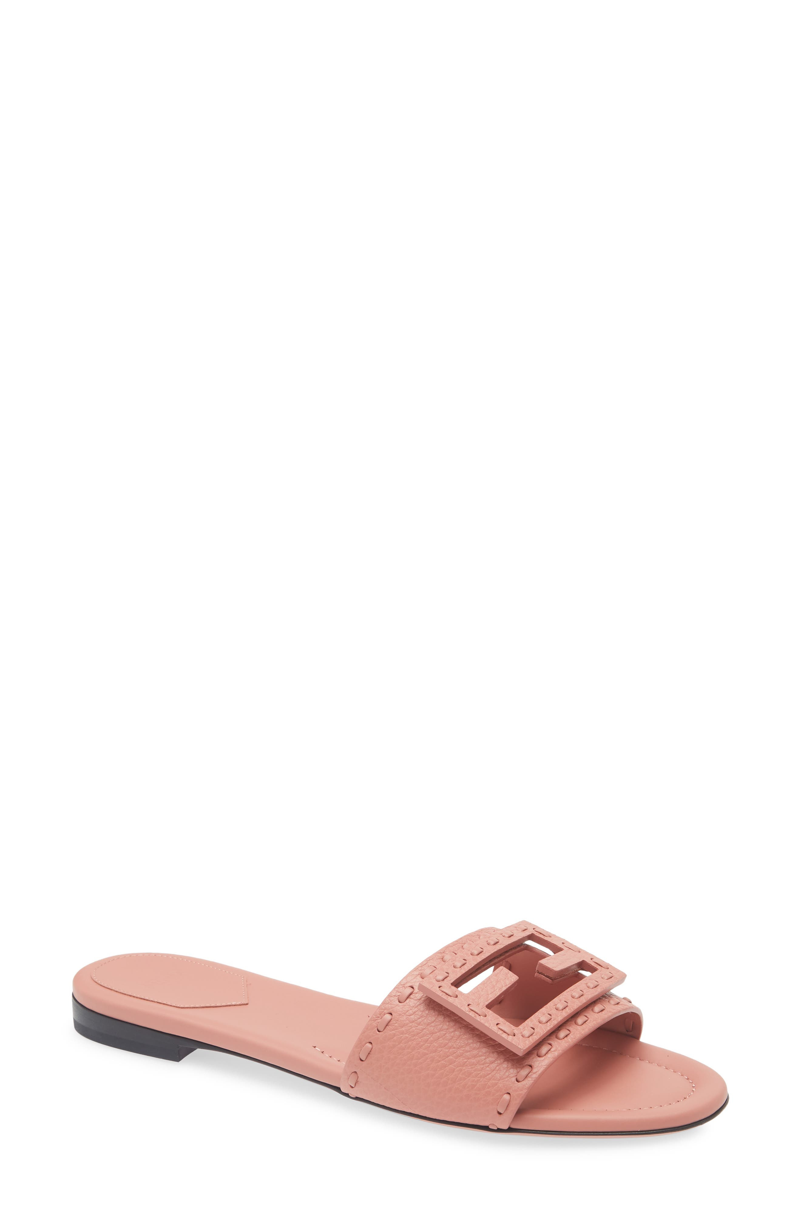 Fendi Signature Slide Sandal in Makeup at Nordstrom - 1