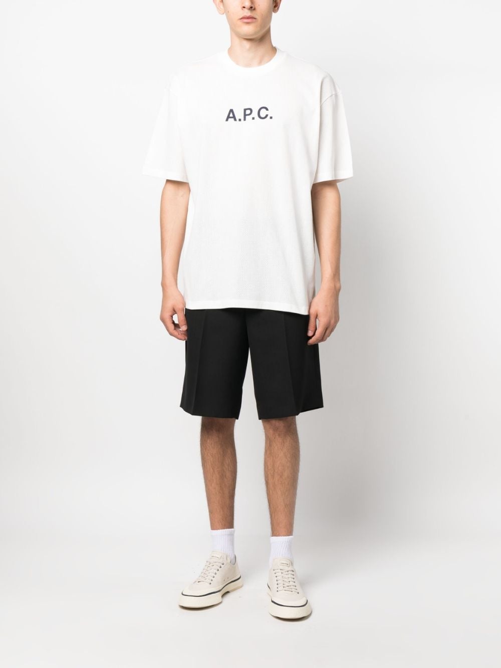 Moran logo-print T-shirt - 4
