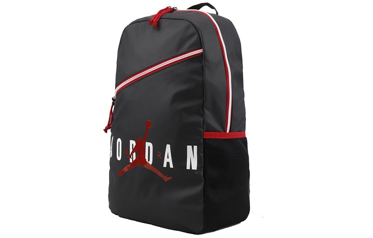 Air Jordan Jumpman Logo Crossover City School Backpack 'Black Red' 9A1982-023 - 2