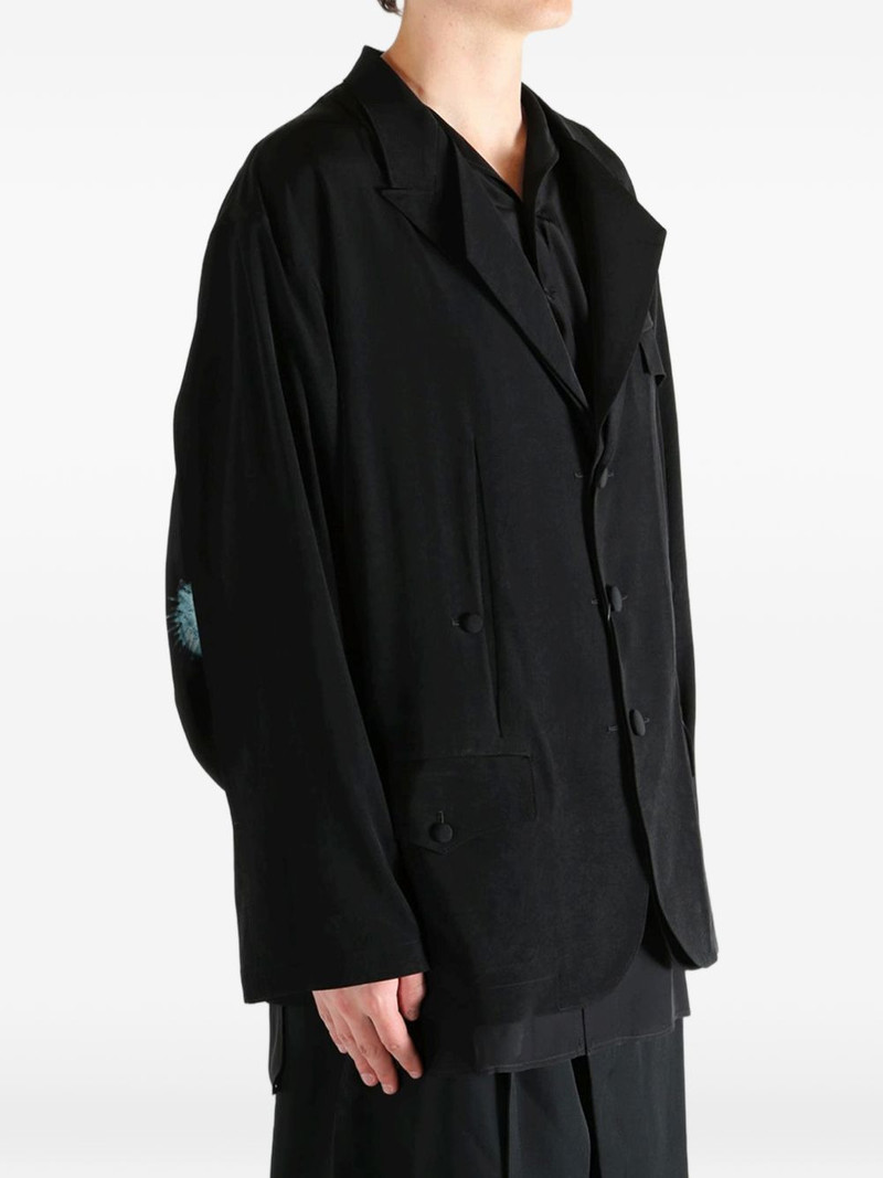 pleated flap-pocket coat 3