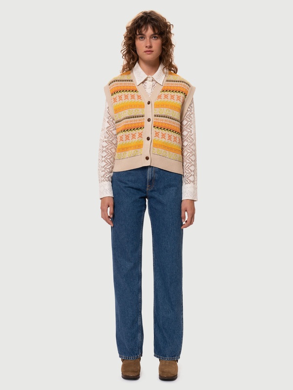 Kim Fair Isle Vest  Multi - 2
