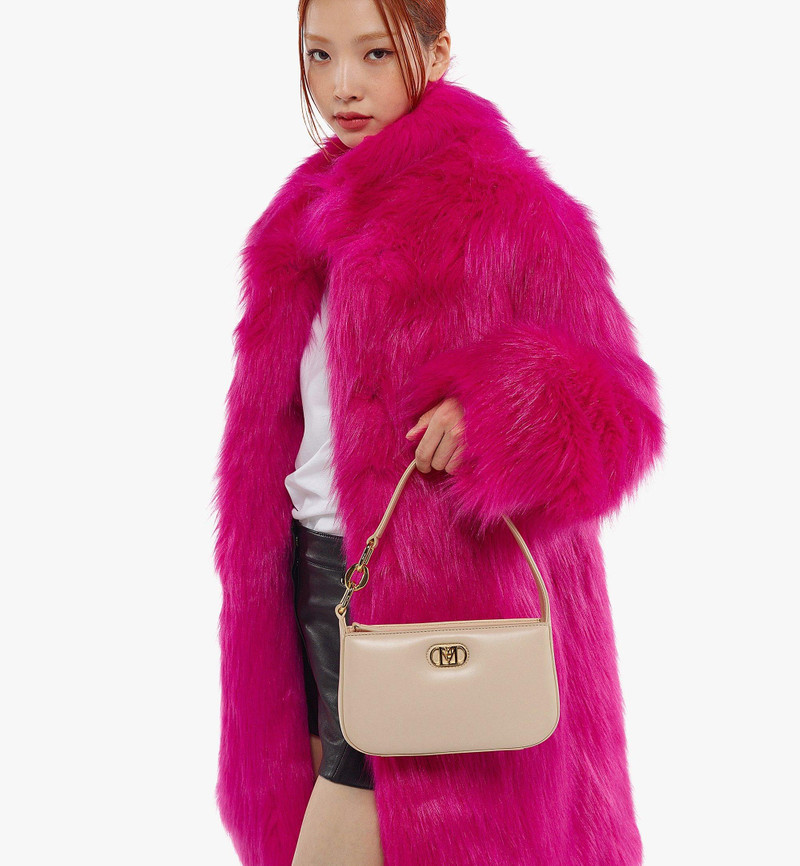 MCM Mode Travia Shoulder Bag in Lamb Nappa Leather outlook