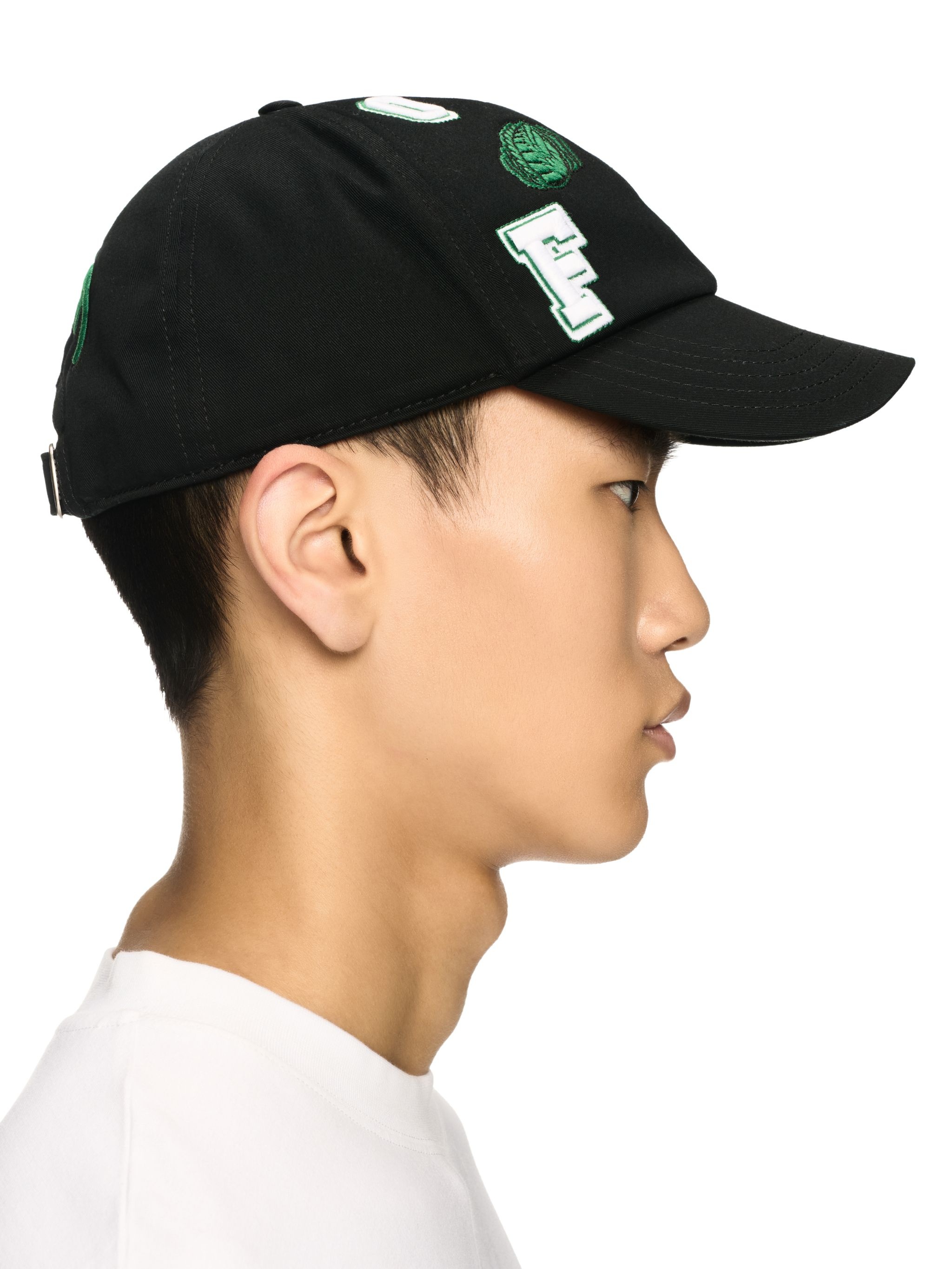 Black Crocodile Baseball Cap - 5
