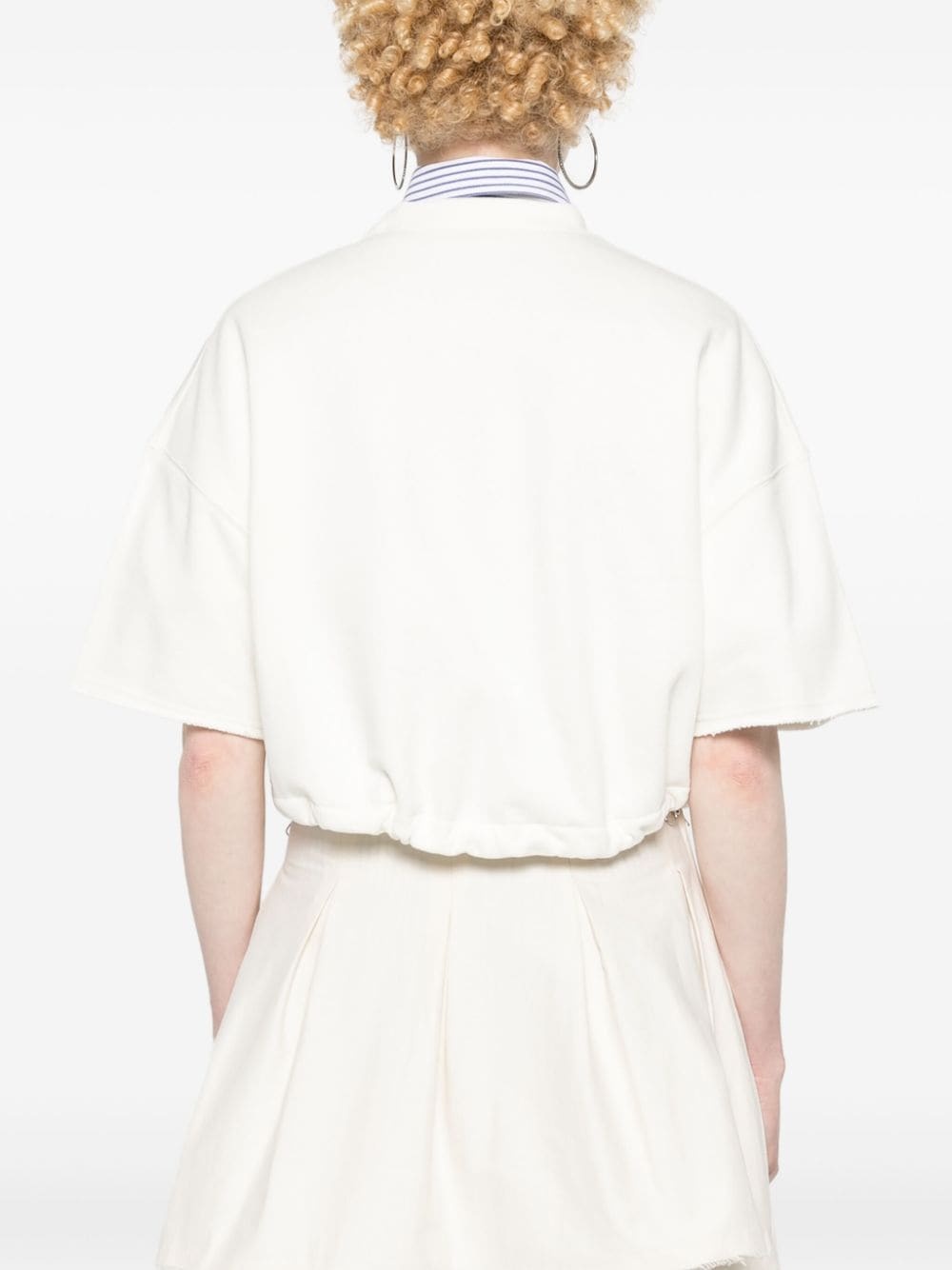embroidered-logo jersey T-shirt - 4