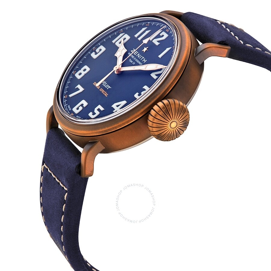 Zenith Pilot Type 20 Automatic Blue Dial Men's Watch 29.2430.679/57.C808 - 2