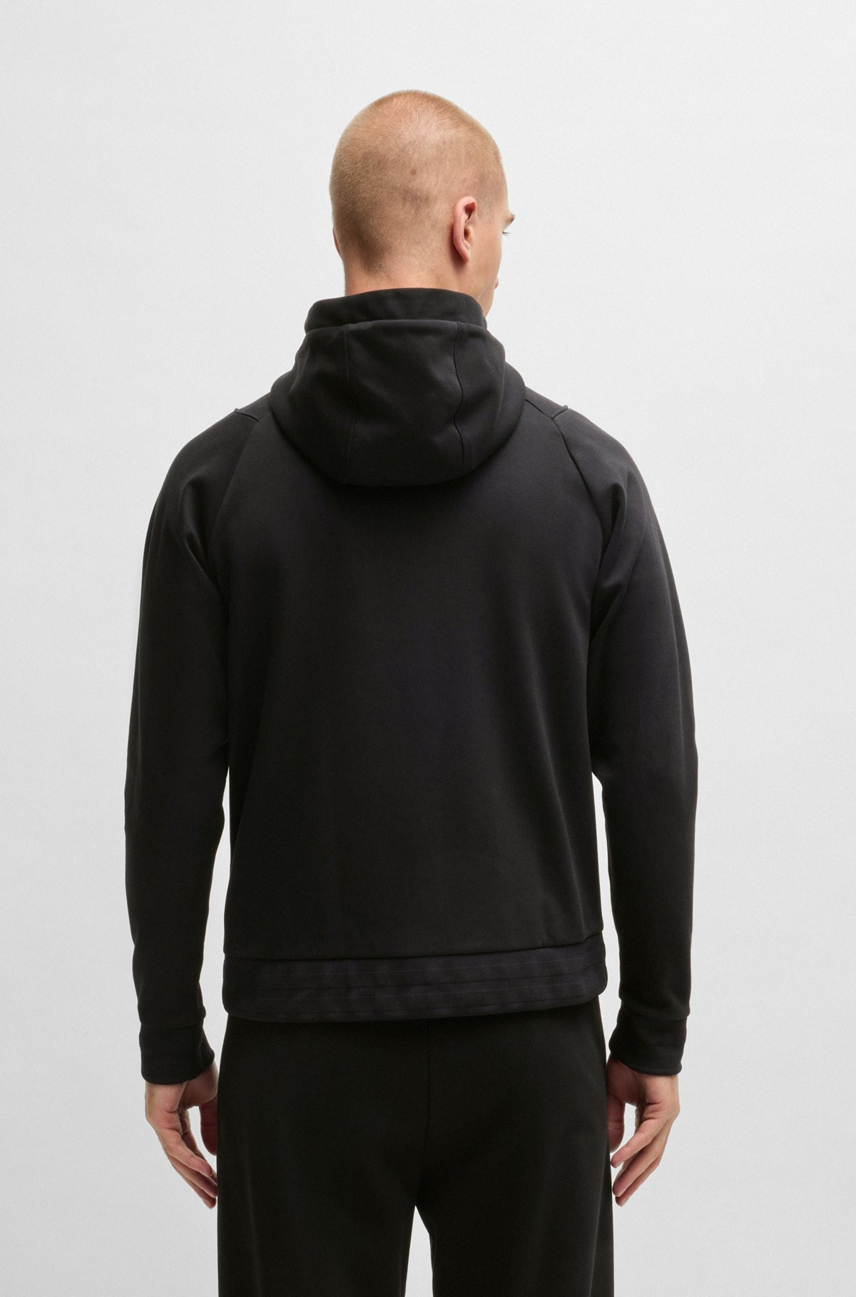 ZIP-UP HOODIE WITH DOUBLE B MONOGRAM - 5