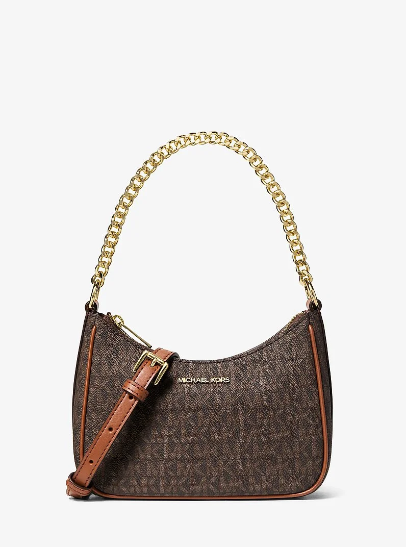 Jet Set Signature Logo Convertible Crossbody Bag - 1