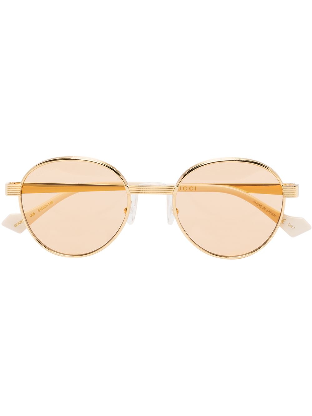 tinted round-frame sunglasses - 1