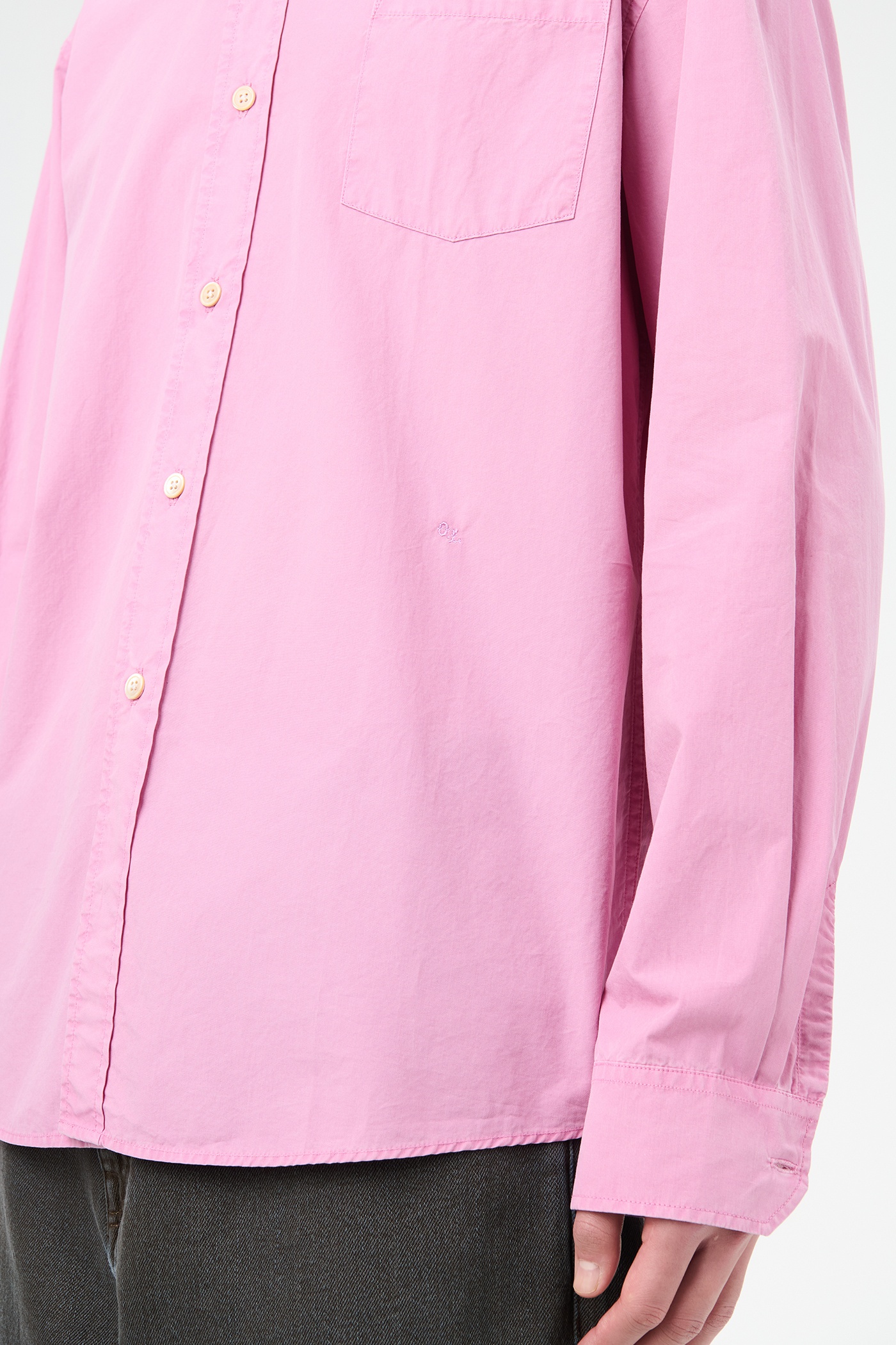 Beyond Bd Shirt Duchess Pink Organic Poplin - 3