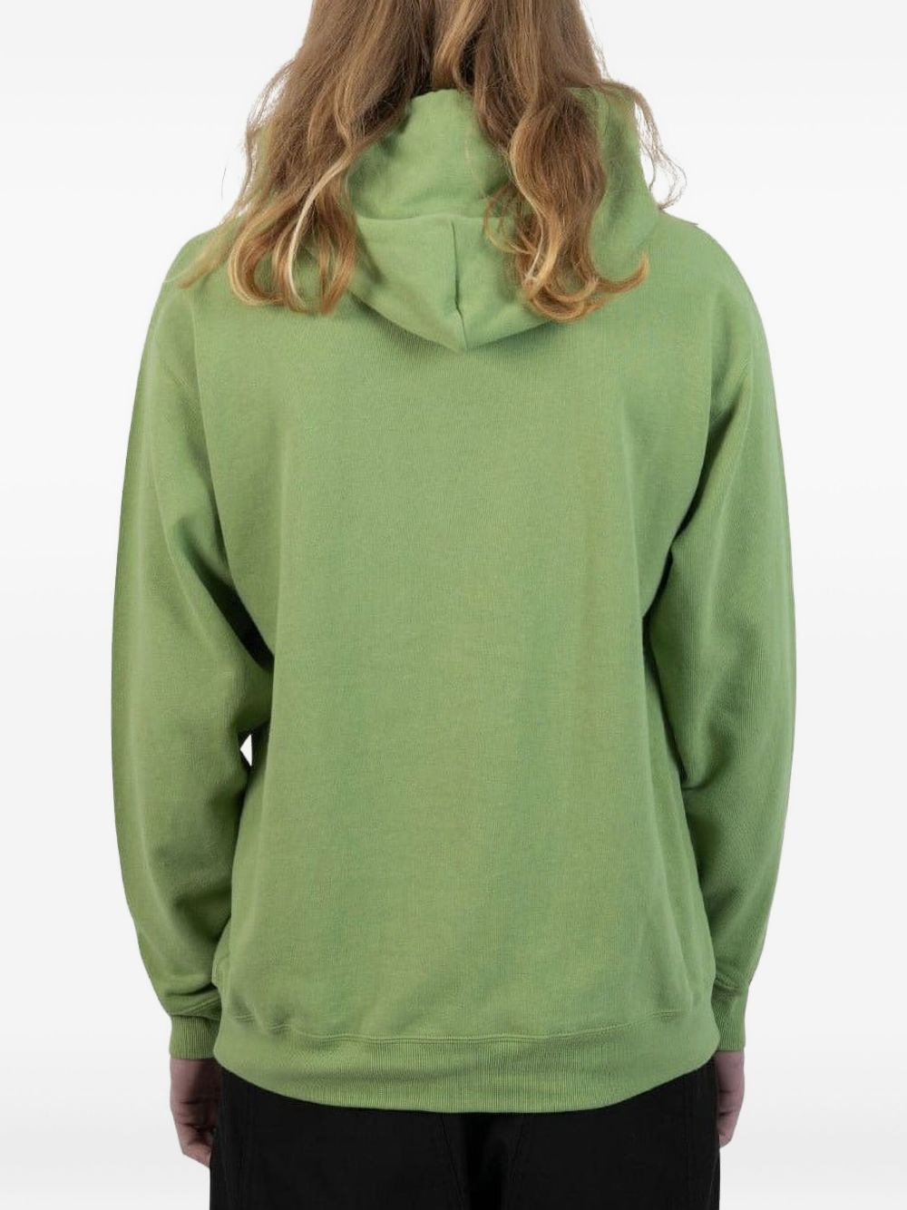pouch-pocket drawstring hoodie - 3