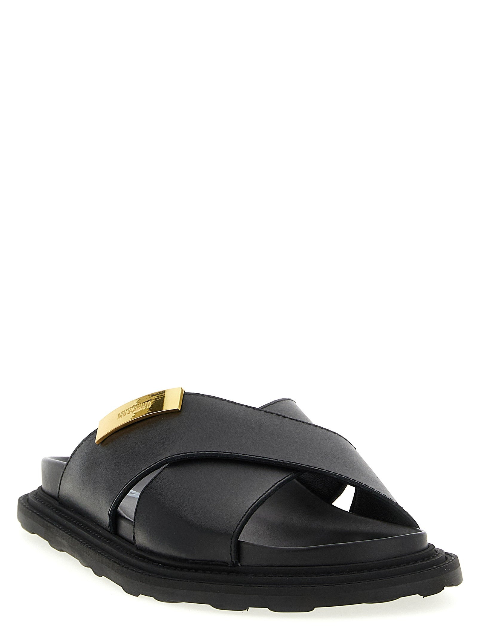 Moschino Men Leather Sandals - 2