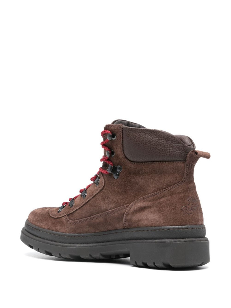 lace-up suede boots 3