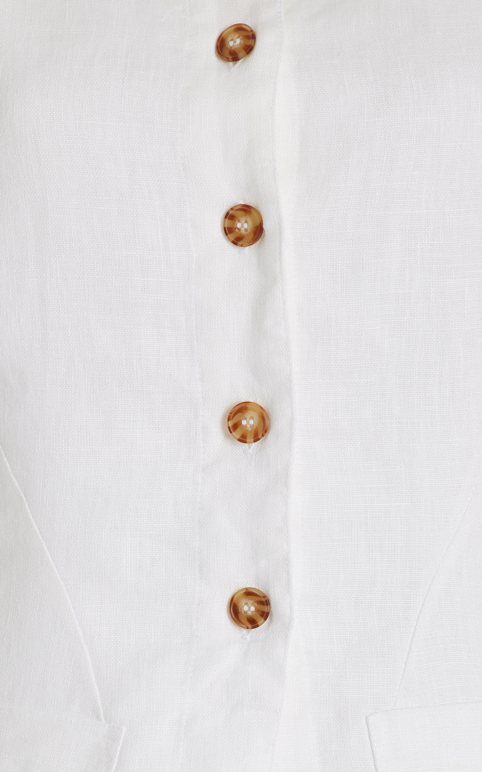 Exclusive Emma Linen Vest ivory - 5