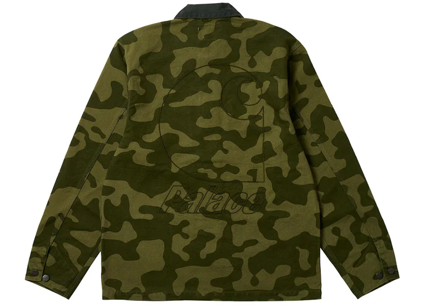 Palace x Carhartt WIP Michigan Coat Dollar Green Camo - 2
