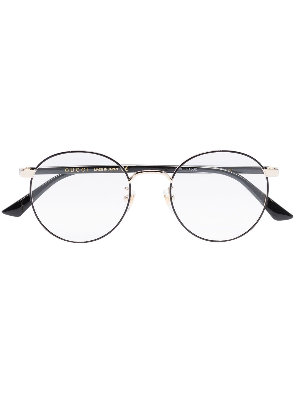 oval-frame glasses - 1