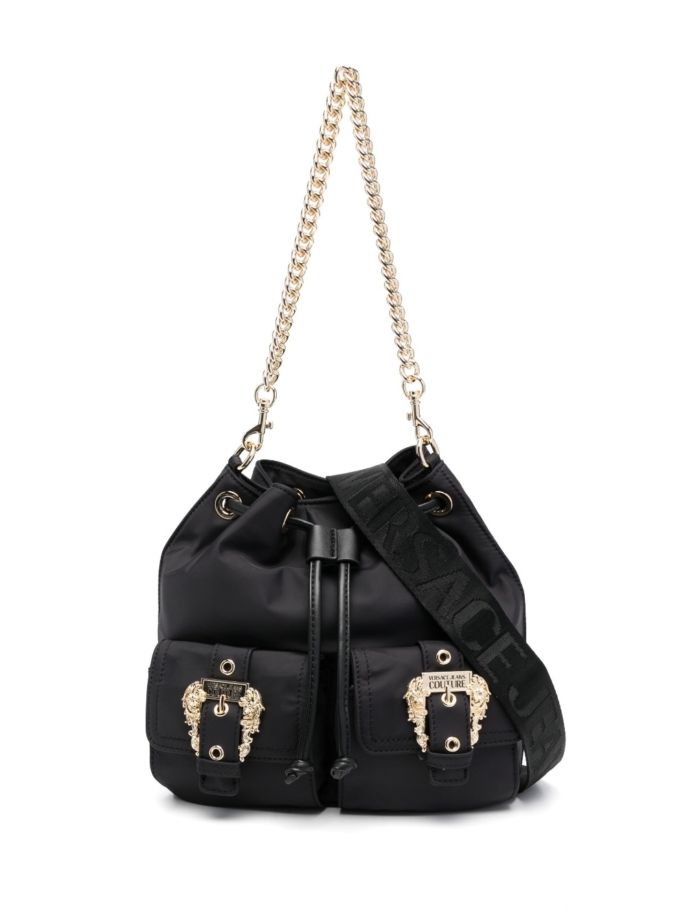 logo-buckles crossbody bag - 1