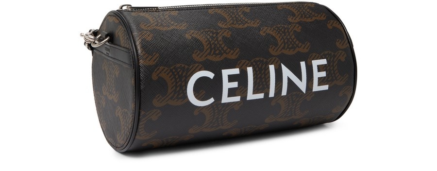 Cylinder Bag in Triomphe canvas XL with Celine print - 2