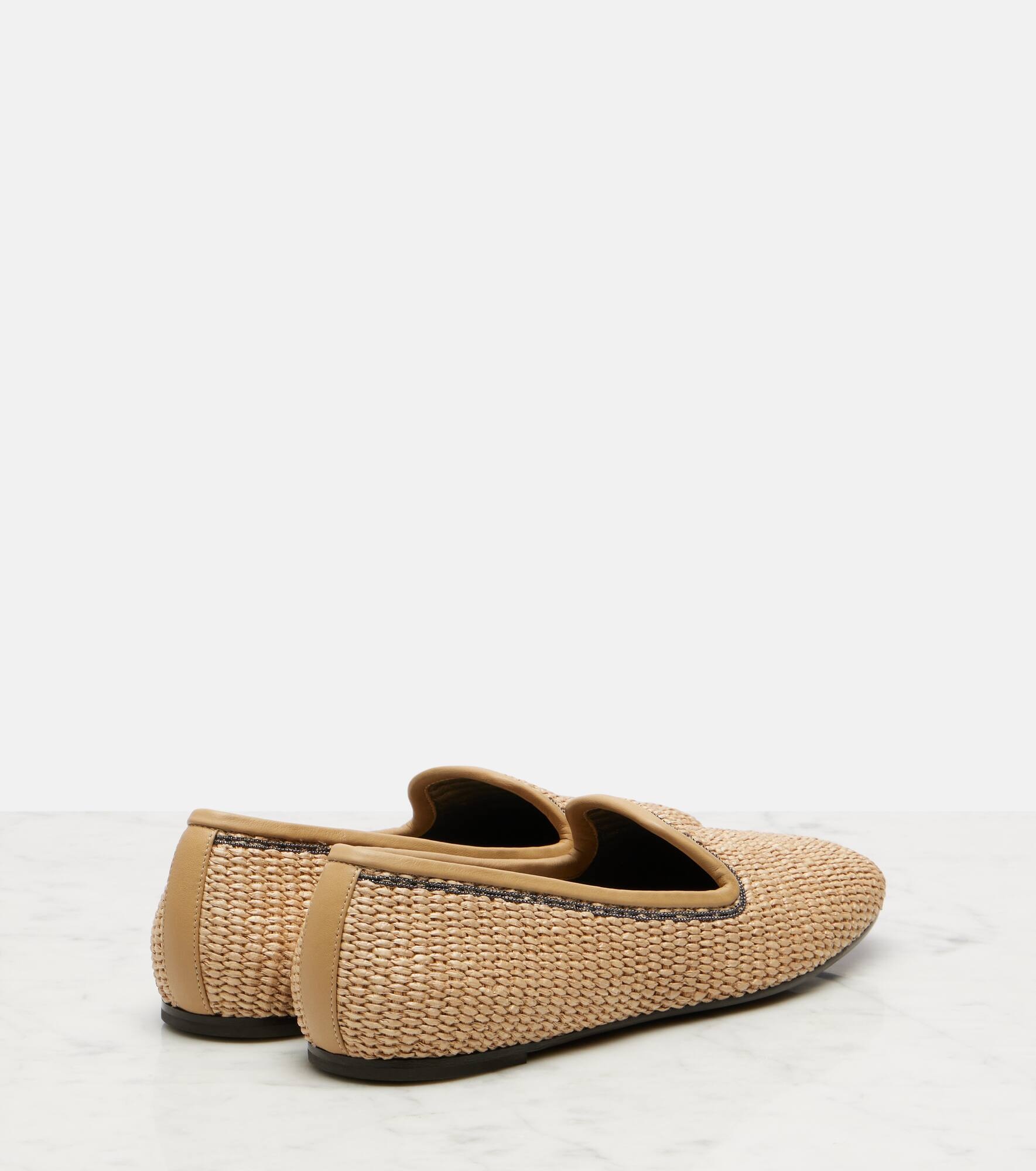 Monili raffia loafers - 2