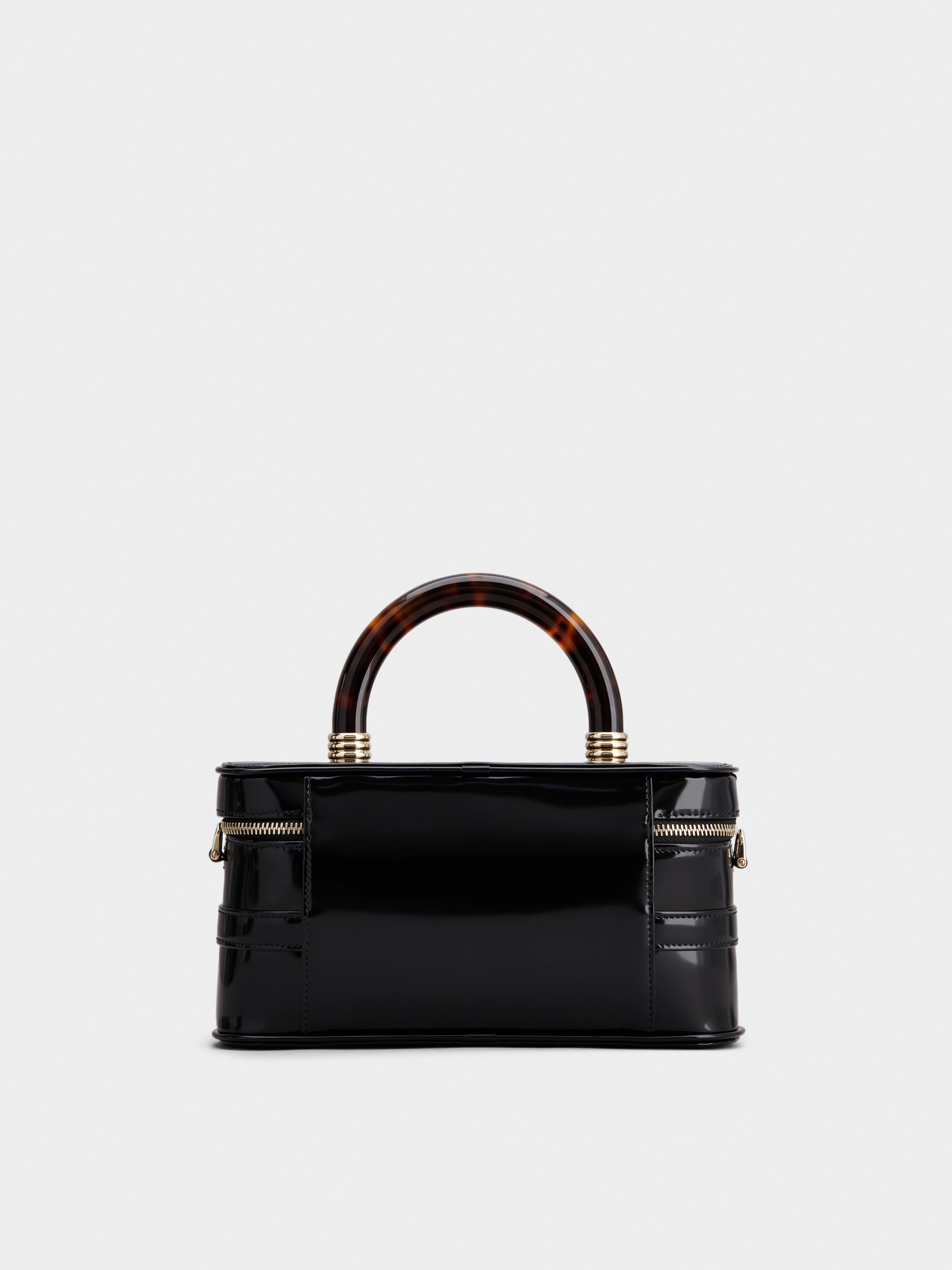 Roger Vivier◆Mini Belle Vivier Vanity トップハンドルバッグ Roger Vivier Vanity Belle Vivier Mini Bag in leather