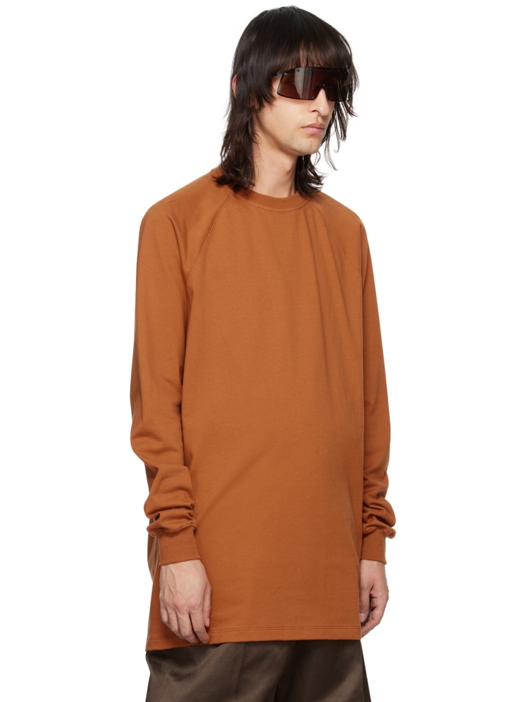 Orange Baseball Sweatshirt - 2