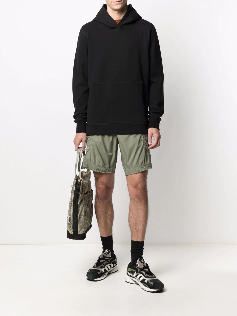 drawstring cargo shorts - 2