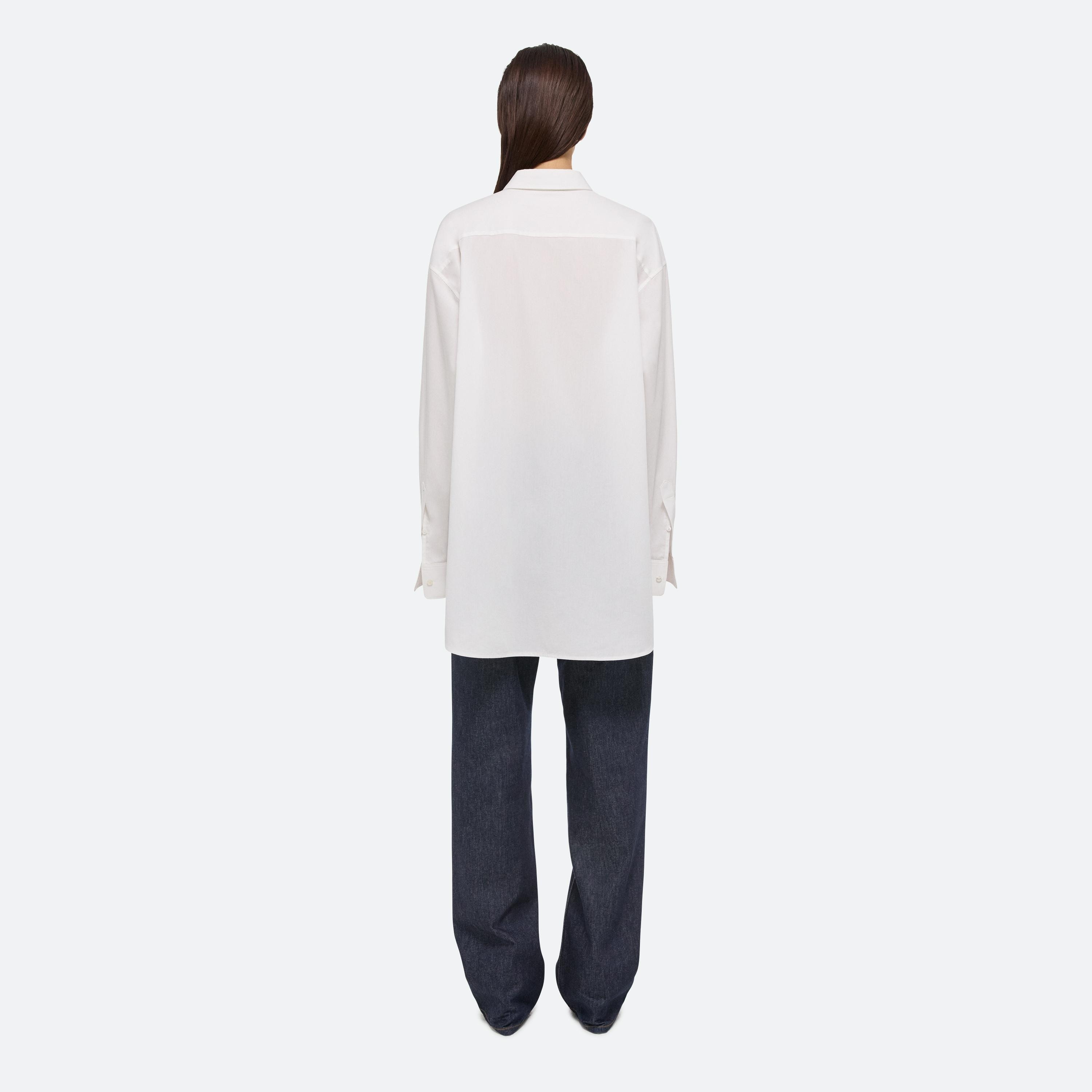 OVERSIZED SHIRT SOFT BROAD POPLIN - 9