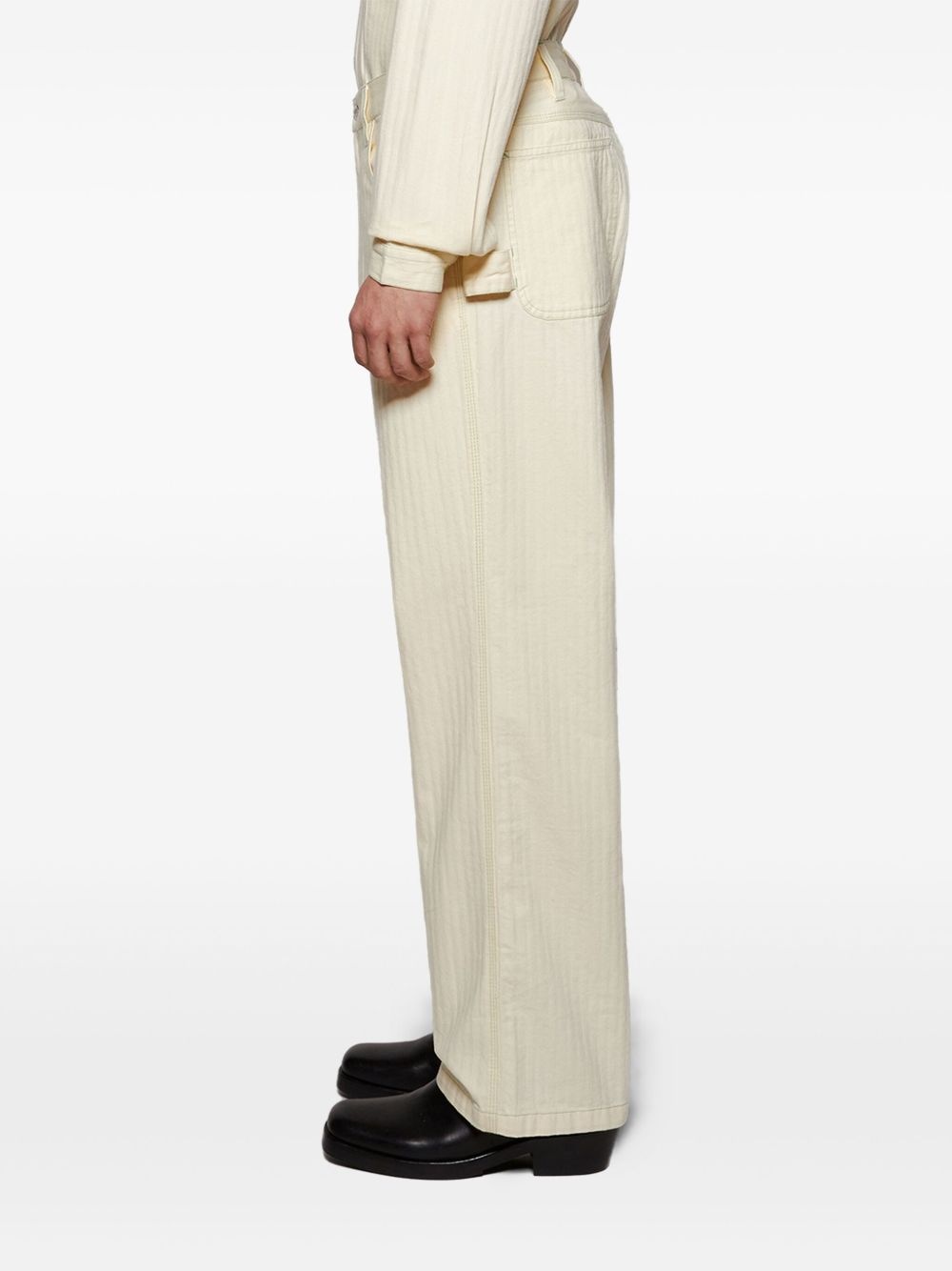 logo-patch trousers - 3