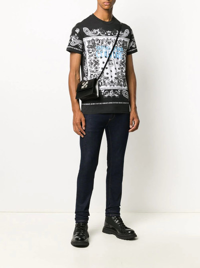 VERSACE JEANS COUTURE printed cotton T-shirt outlook