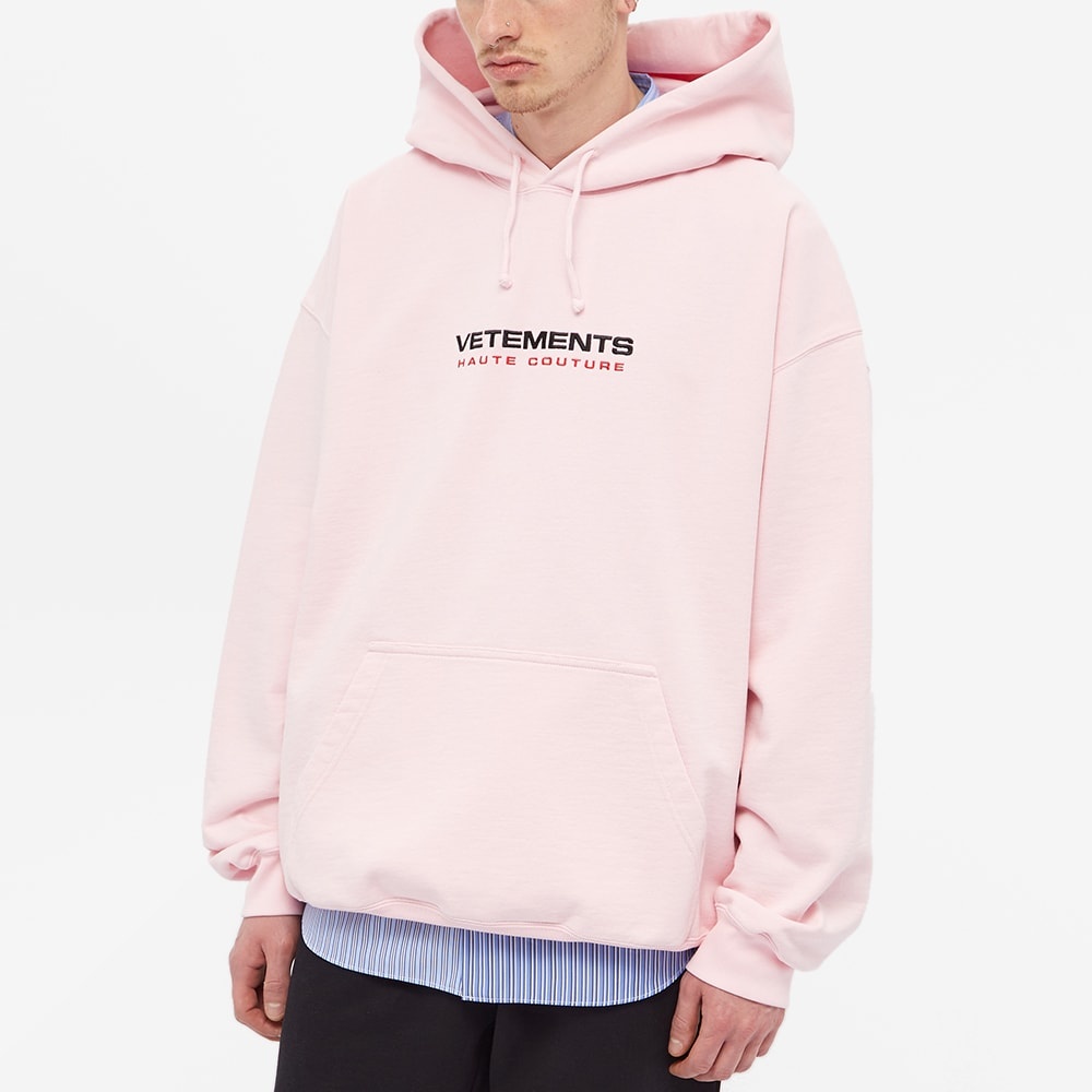 VETEMENTS Logo Haute Couture Hoody - 4