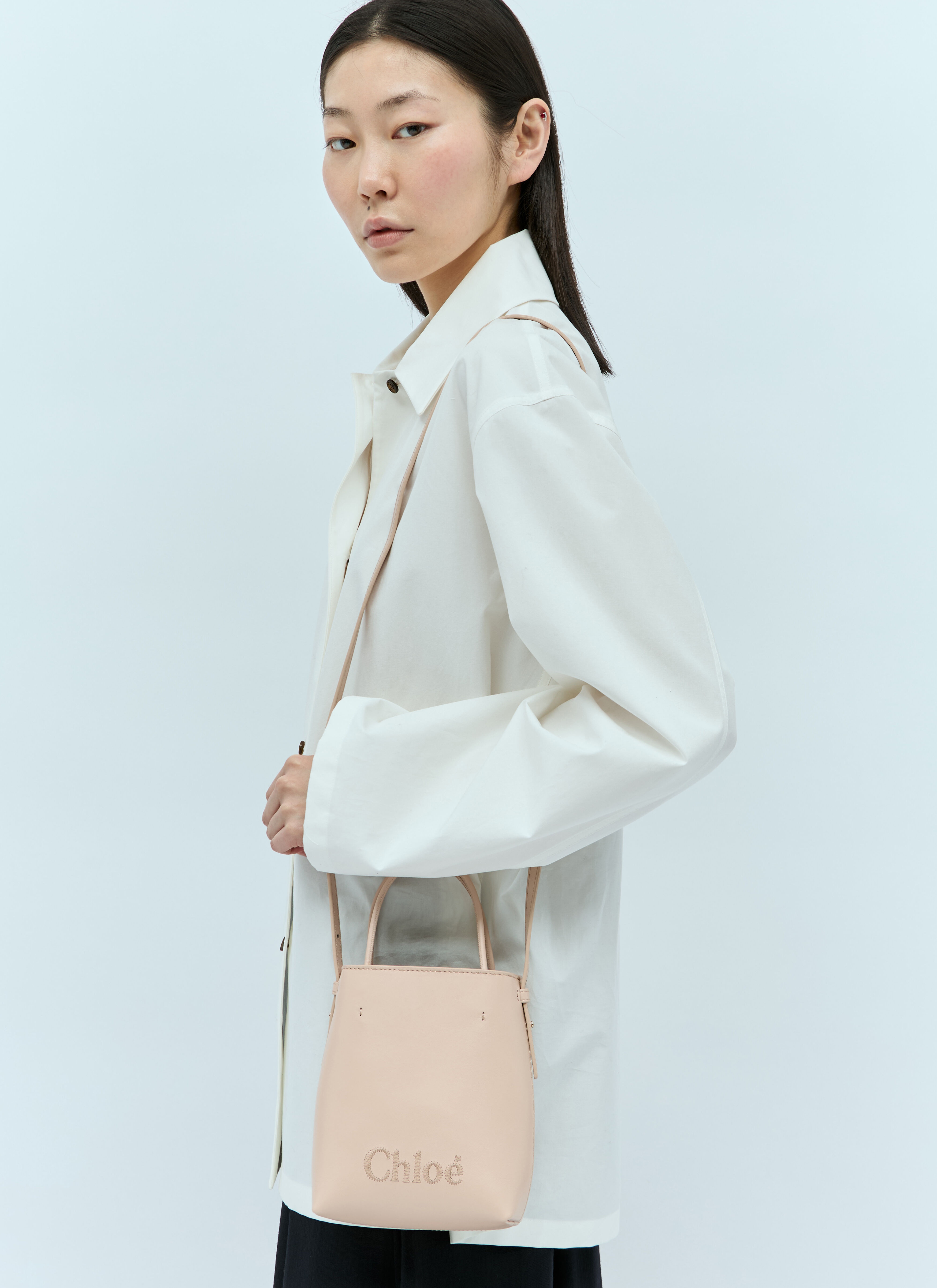 Chloé Sense Micro Tote Bag | lncc | REVERSIBLE