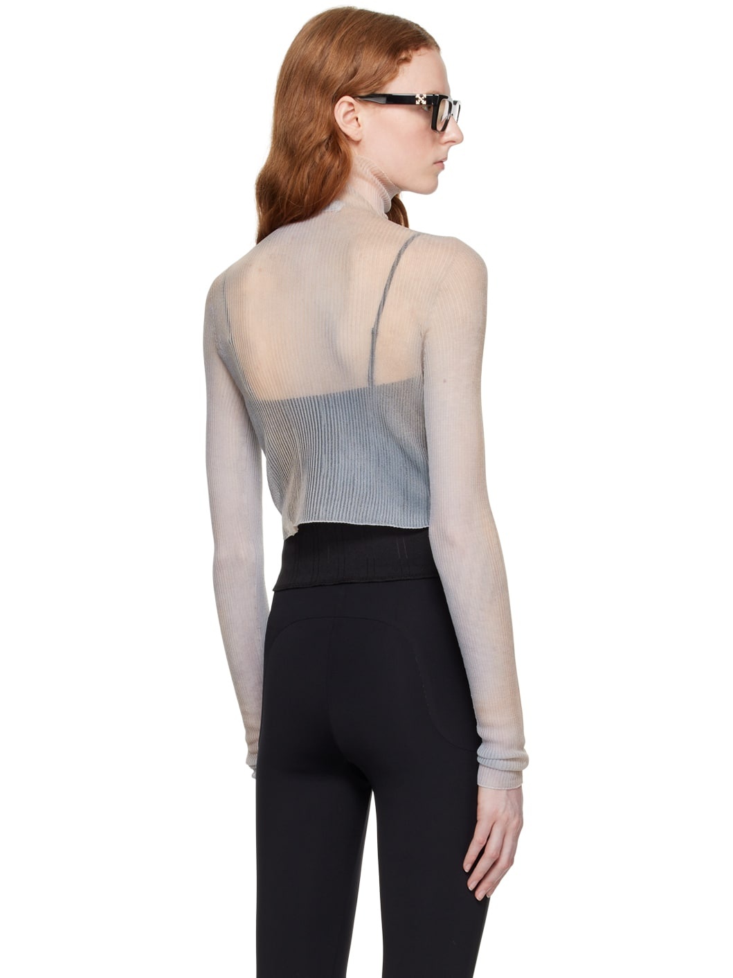Gray Seethr Turtleneck - 3
