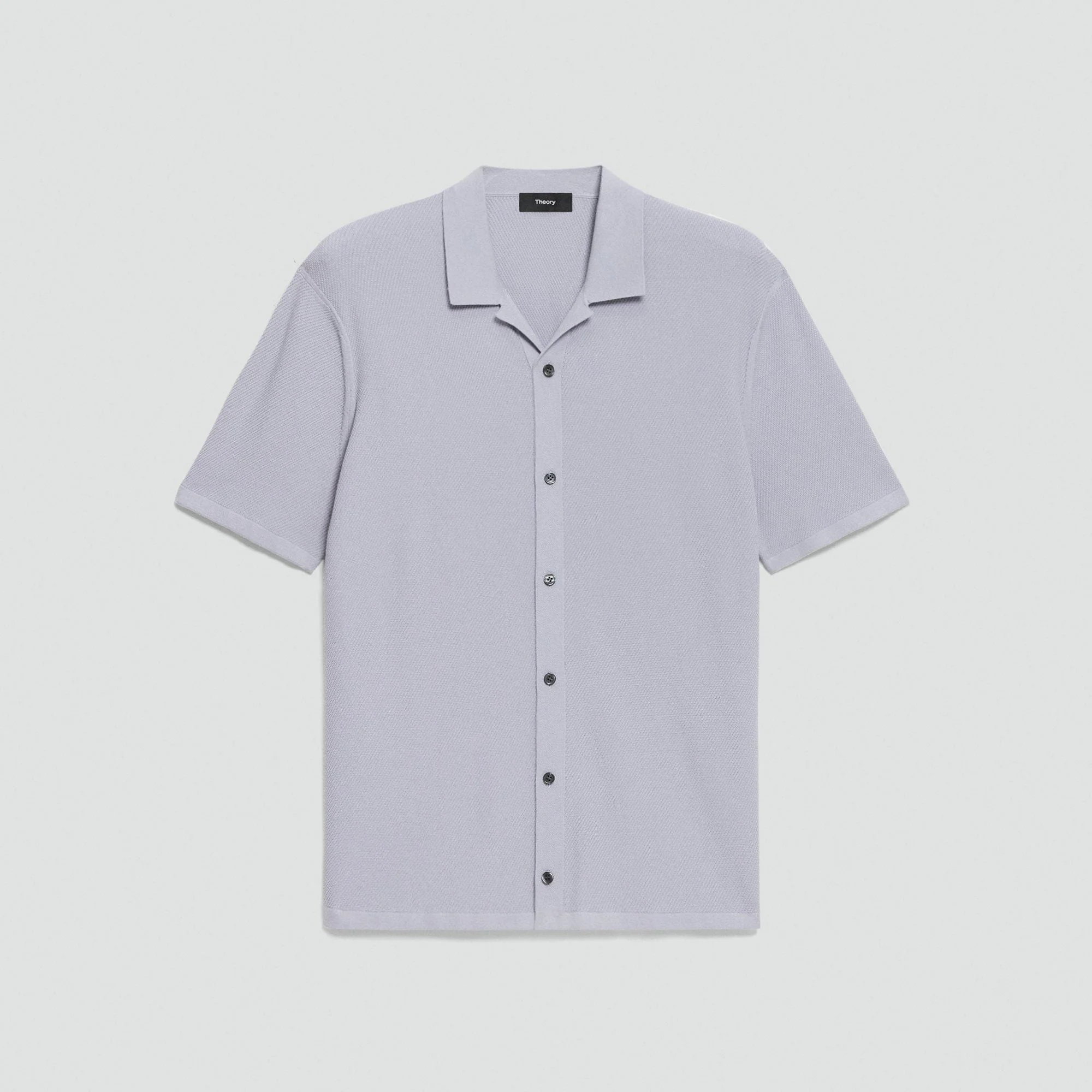 Short-Sleeve Button-Up Shirt in Light Bilen - 1
