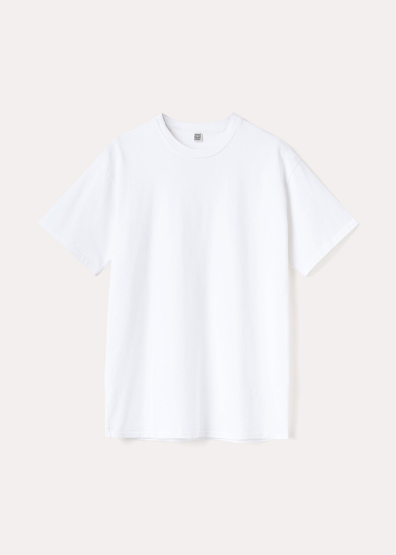 Straight cotton tee off-white 1