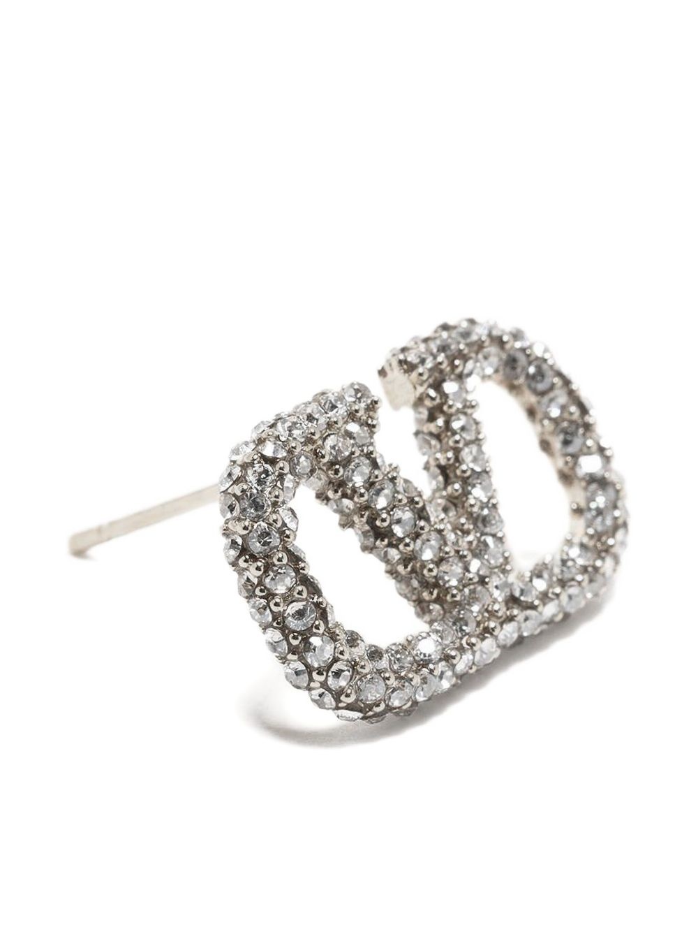 VLogo Signature crystal-embellished earrings - 2