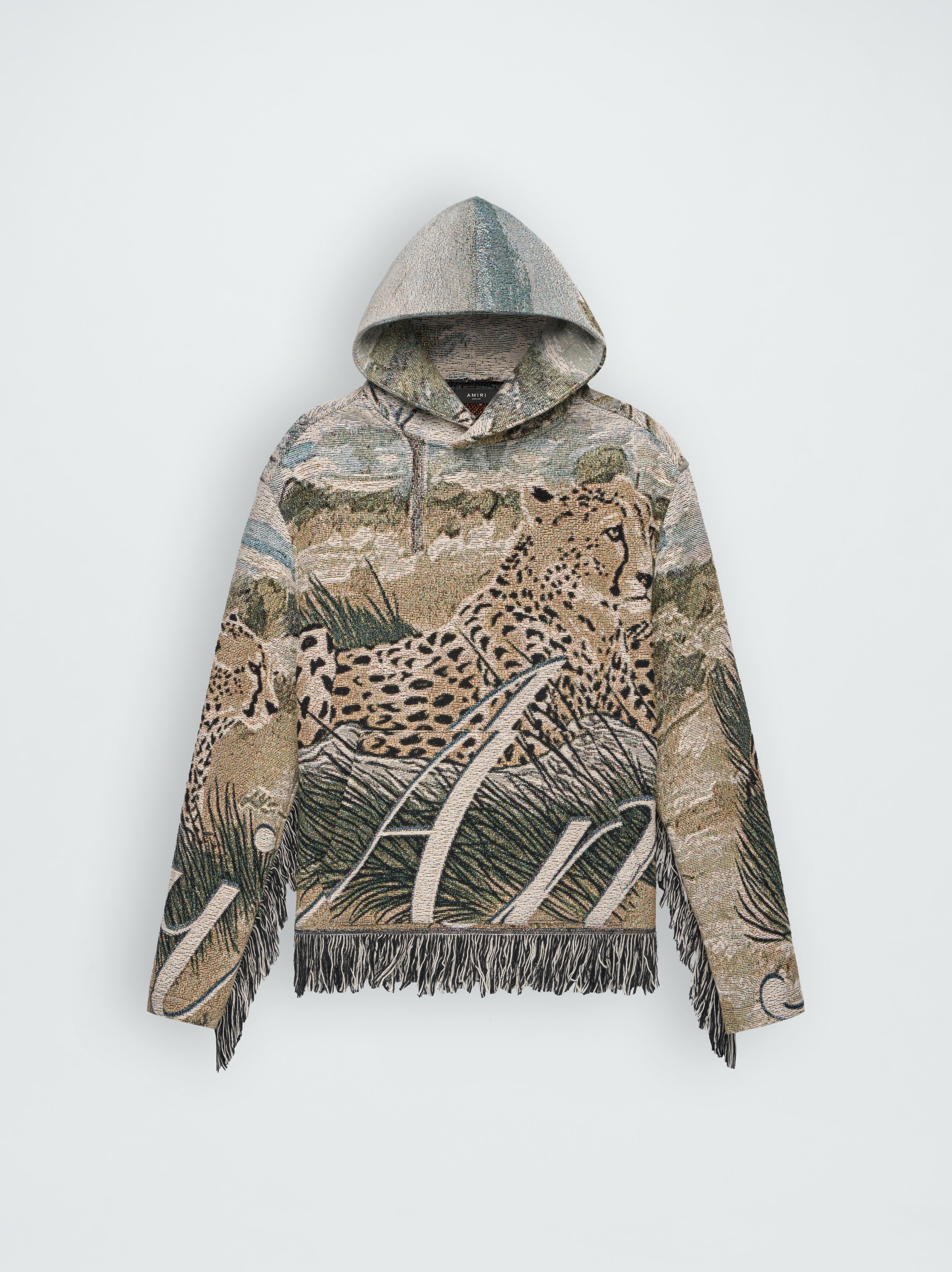 AMIRI CHEETAH TAPESTRY HOODIE | REVERSIBLE