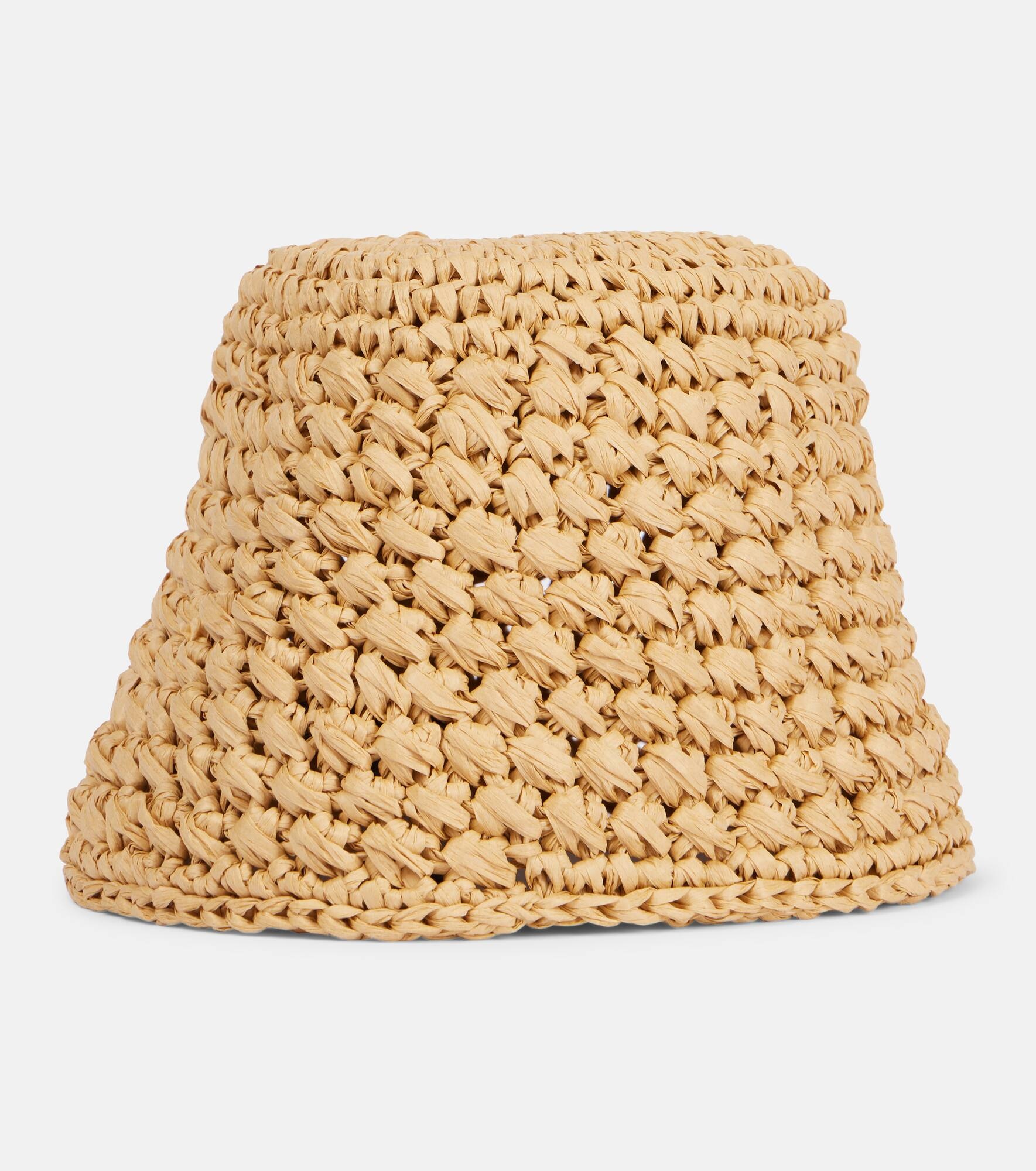 Jasmine raffia bucket hat - 4