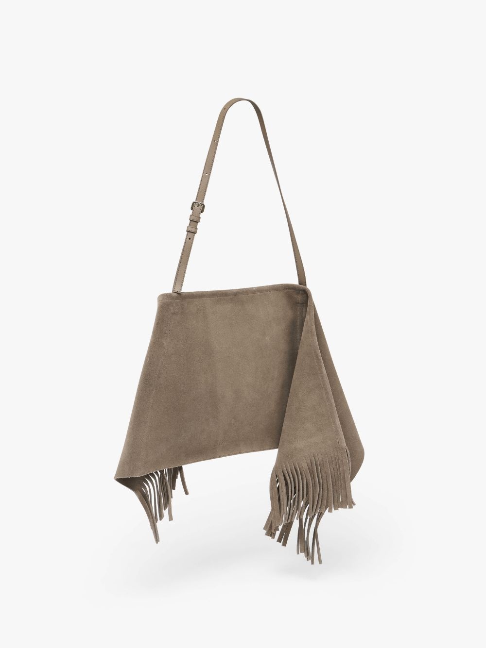 MEDIUM SCARF BAG - SUEDE SHOULDER BAG - 2